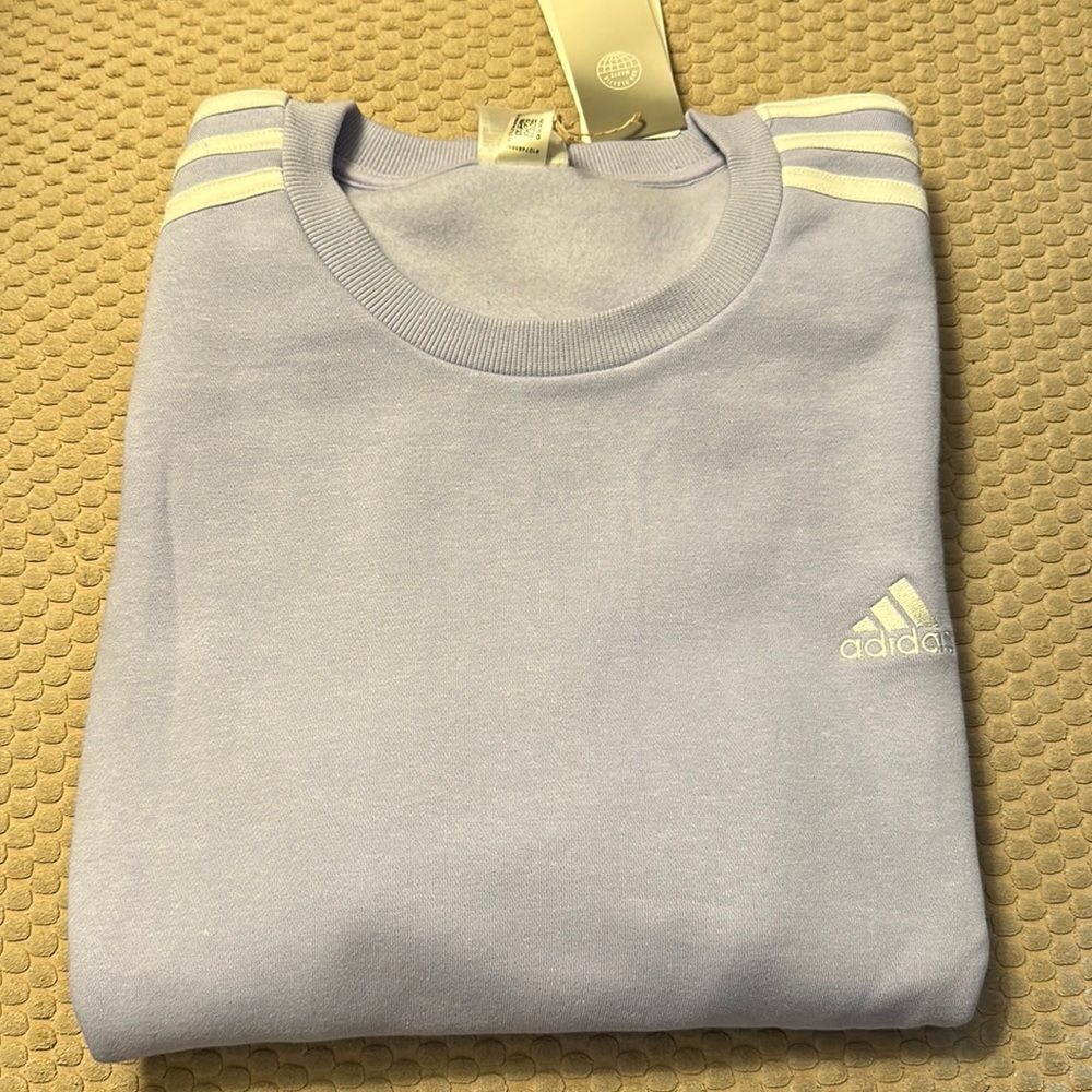 Lavender Adidas Crewneck Sweatshirt